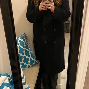 Ann Taylor Black Textured Coat